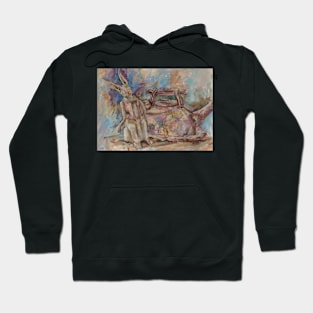 Mr W Rabbit & Teapot Hoodie